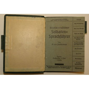 WW1 alemán-ruso y del libro de frases militar alemán -Polaco. Espenlaub militaria